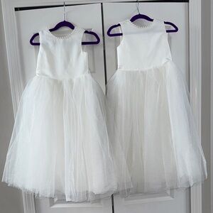 2 Bundle- Elegant Off- White Kids Formal Dress
